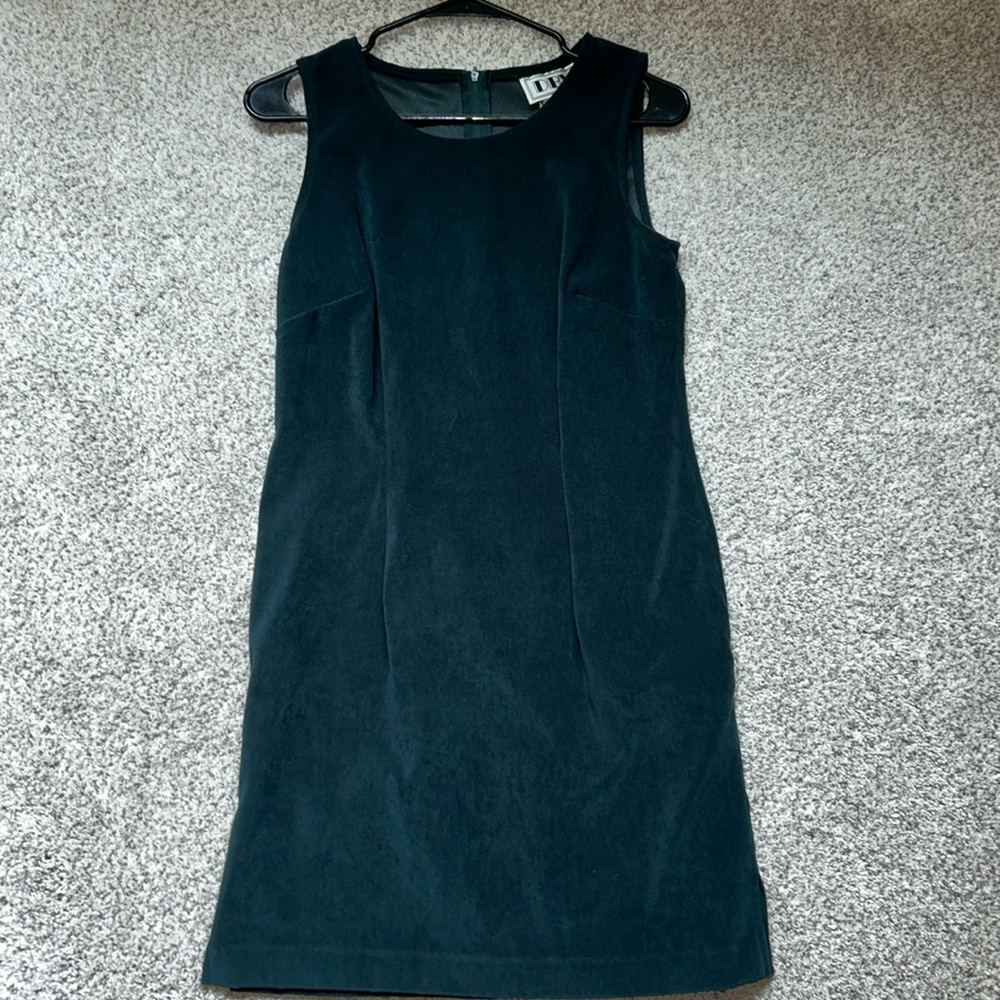 Velvet Vintage Green Dress